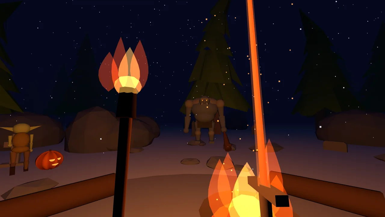 Screenshot: a troll in the snow of the Frozen Graves